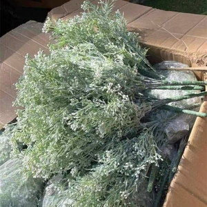 Flores Artificiales <span class=keywords><strong>de</strong></span> <span class=keywords><strong>Lila</strong></span> FL-970 al por Mayor, Flores Flocadas para Decoración Navideña <span class=keywords><strong>de</strong></span> Exteriores y Hogar, Gran Venta en Camboya - Product Image 4