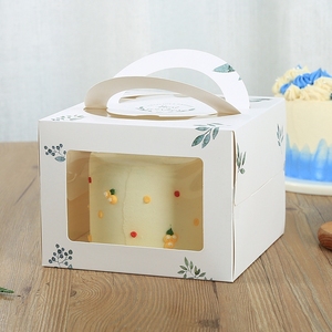 Hộp Quà Tặng Tùy Chỉnh Cho Bánh Xuyên Thấu Hộp Bọc Bánh <span class=keywords><strong>16X16X12</strong></span> Trong Suốt - Product Image 6