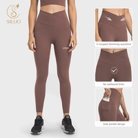 Entraînement confortable vêtements de sport personnalisés bout à bout Leggins Yoga Sport course pantalons de sport femmes pas de chameau orteil Fitness jambières d'entraînement