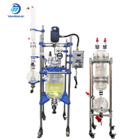 Reactor de Vidrio Encamisado Automático Yangmai YMGR-20EX de 20L con Motor y Sellado de PTFE, Alta Productividad y Ecológico para el Medio Ambiente
