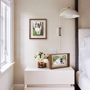 Çift taraflı cam yüzen resim çerçevesi 3D fotoğraf çerçevesi masa üstü veya duvara montaj - Product Image 6