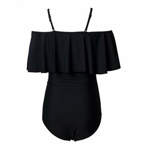Nouveau <span class=keywords><strong>maillot</strong></span> <span class=keywords><strong>de</strong></span> <span class=keywords><strong>bain</strong></span> une pièce à volants pour femme enceinte, grande taille 3XL, uni rouge noir, vêtements <span class=keywords><strong>de</strong></span> maternité, <span class=keywords><strong>maillot</strong></span> <span class=keywords><strong>de</strong></span> <span class=keywords><strong>bain</strong></span> <span class=keywords><strong>de</strong></span> plage - Product Image 3