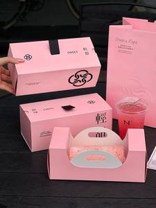 Tùy Chỉnh Trong Suốt Bánh Hộp Giấy Với Cửa Sổ Rõ Ràng Baking Bao Bì Carton Cho Bánh Biểu Tượng Mô Hình Bộ Quà Tặng - Product Image 2