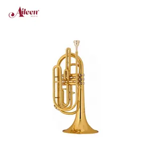 AileenMusic-llave bB de 3 pistones, color dorado, lacado, para marcha, (MTB-G470G)