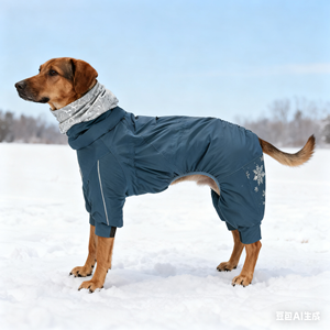 Ropa cálida de invierno para perros de lujo, abrigos impermeables, ropa ligera a prueba de viento para mascotas - Product Image 2