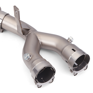 Nuevo tubo de enlace medio modificado para Yamaha 2017 R1 <span class=keywords><strong>MT10</strong></span> R1M 2015 <span class=keywords><strong>2021</strong></span> Compatible con silenciador de 51mm antideslizante para escape de motocicleta - Product Image 4