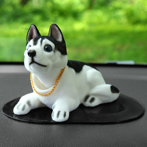 Y0017 Figurine de <span class=keywords><strong>chien</strong></span> en résine à tête oscillante pour <span class=keywords><strong>voiture</strong></span>, kit d'intérieur, cadeau créatif populaire - Product Image 4