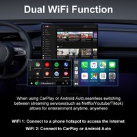 FCL Grenzüberschreitender Kabelgebundener zu Kabelloser 2G 16GB CarPlay Adapter Android Auto für Konverter WiFi USB/Type-C Fahrzeug-Infotainmentsystem
