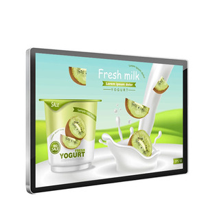 Afficheur numérique publicitaire <span class=keywords><strong>pas</strong></span> <span class=keywords><strong>cher</strong></span>, vidéo, 27 pouces, lecteur multimédia publicitaire Android avec CMS - Product Image 1