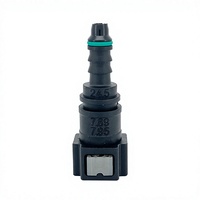 Connecteur rapide de conduite de carburant pour voiture ID6 7.89, pour essence et diesel, prise rapide de pompe à huile femelle, tête hexagonale en plastique, forme droite