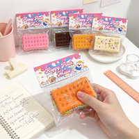 Jouet Squishy en TPR en forme de Biscuit de Noël, Jouet Promotionnel à Rebond Lent, Anti-Stress, Plusieurs Couleurs, Vente en Gros Personnalisée Direct Usine