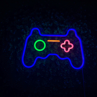 Livraison directe, conception personnalisée gratuite, enseignes lumineuses en néon acrylique publicitaires, enseignes lumineuses en néon LED personnalisées pour jeux, montage mural