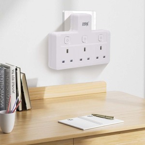 Winning Star 3 Way <b>Extension</b> Socket 240V British Standard With Independent Switch Flame Retardant Shell - Product Image 4