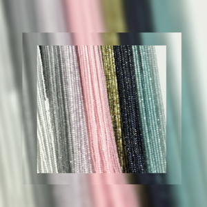 Nueva llegada 3-9mm cuentas de piedra multicolor hilo pendientes Feliz Año Nuevo joyería de moda para regalos de boda - Product Image 1