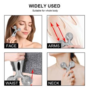 Planche de massage Guasha pour le visage, le cou et les yeux, rouleau facial et ensemble Gua Sha en acier inoxydable - Product Image 6