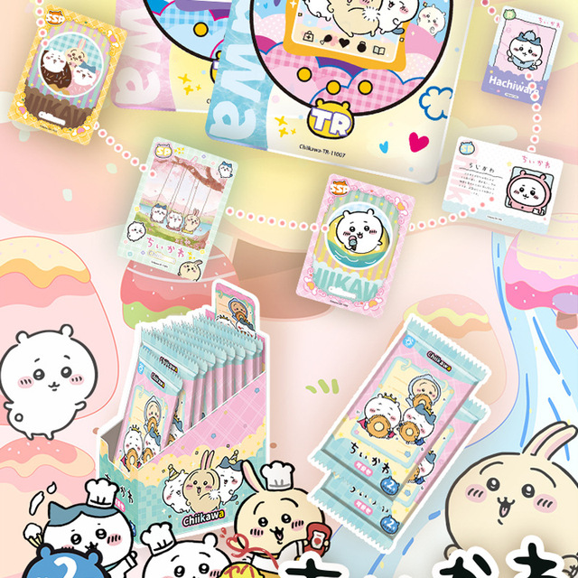 Wholesale Chiikawa Kawaii Collect Character Anime Card Game Paper Card SSR Set/Box Play