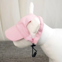 Vêtements et accessoires pour animaux de compagnie : Nouveaux chapeaux de baseball en velours côtelé pour chiens et chats, chapeaux de soleil pour animaux, chapeaux bob pour chiens pour le printemps et l'été, personnalisables avec logo