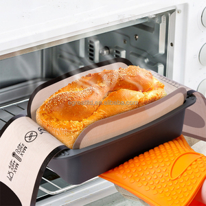 Réduction tarifaire B2B liquidation vente four néerlandais doublure antiadhésive réutilisable carré pain au levain cuisson Silicone fronde longue durée gratuite - Product Image 5
