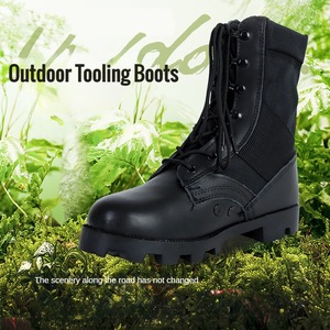 SONICE Chaussures hautes de sport en caoutchouc pour hommes, pour la randonnée et l'entraînement en plein air, pour le combat et l'escalade, bottes tactiques légères pour le désert - Product Image 6