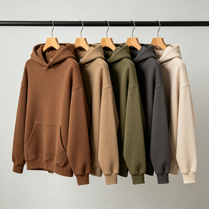 OEM <b>Men's</b> <b>Sweatshirt</b> Hoodie Heavyweight Baggy Pullover Custom Print Distressed Luxury - Product Image 1