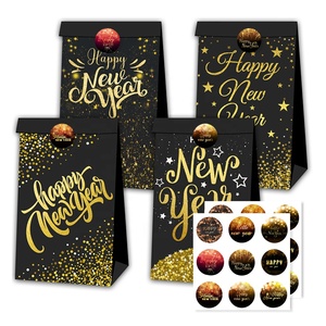 New Year's Eve <strong>Party</strong> <strong>Bags</strong> 2025 Happy New Year Gift <strong>Bags</strong> with 18pcs <strong>Stickers</strong> for New Years Eve <strong>Party</strong> Supplies - Product Image 2