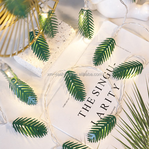 Pin hoạt động 10 led 1.2 m nhiệt đới kim loại cây thông để lại chuỗi ánh sáng cho vườn, nhà thờ, đám cưới, trang trí phòng - Product Image 6