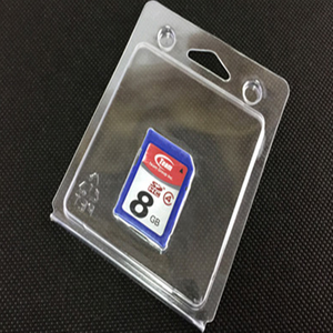 Temizle tek kullanımlık PVC/PET kapaklı plastik Blister ambalaj için hafıza kartı - Product Image 2