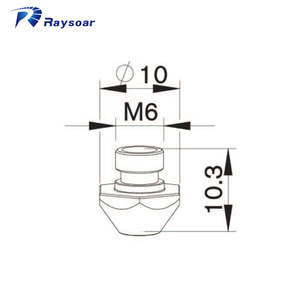 Boquilla de Corte Láser Raysoar EBD 1354230 D10 M6 H10.3mm para Cabezal de Corte Láser Trumfp - Product Image 4
