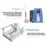 Perceuse à colonne diamantée Dongcheng Z1Z-FF02-130 à refroidissement par eau, 1800W, pour usage en construction