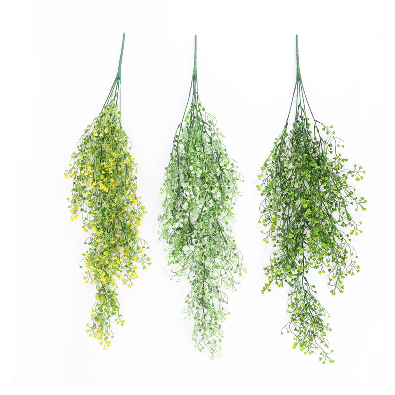 Artificial Hanging Willow Vines – Faux Rattan Greenery for Wall & Basket Decor - View 2