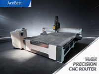Machine de fraisage CNC Ace-1325 6KW 3 axes pour le travail du bois, table à vide, surface DSPA11, haute productivité, pour la fabrication de meubles