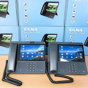 Téléphone fixe Android sans fil 4G VoLTE Deca Core pour bureau à domicile, hôtel, avec carte SIM OEM/ODM et fonction d'appel vidéo - Product Image 2