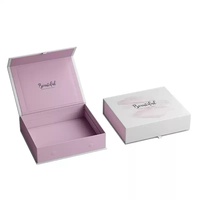 Boîte cadeau en papier magnétique personnalisée de luxe, recyclable, pliable, rigide, avec couvercle magnétique