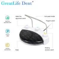 Motor Quirúrgico Dental Greatlife Dent para Implantes, con Luz LED Sin Escobillas, Pieza de Mano 20:1, Sistema de Cirugía Oral de Alta Precisión, Certificado CE
