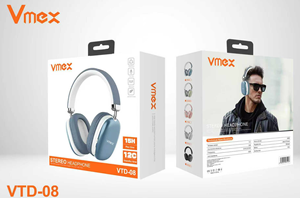Cuffie stereo Vmex VTD-08 Bluetooth 4.2 con cancellazione del rumore, 15 ore di riproduzione, driver da 40 mm - Product Image 1