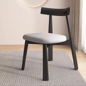 Sillas de <span class=keywords><strong>Comedor</strong></span> Nórdicas de Madera Maciza, Estilo Italiano Moderno, Respaldo de Madera Minimalista para Hogar, Hotel y Restaurante, Nuevo Estilo L032 - Product Image 6