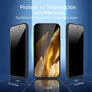 Protection d'écran en verre trempé pour la confidentialité 9H 28 °   Film anti-<span class=keywords><strong>espion</strong></span> 2.5D sans poussière, sans bulles, <span class=keywords><strong>application</strong></span> facile pour <span class=keywords><strong>iPhone</strong></span> 13 12 11 Phone Guard - Product Image 2