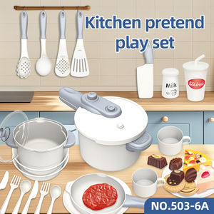 Ensemble de jouets de cuisine en plastique miniature personnalisé unisexe pour faire semblant de jouer, mignon, éducatif, simulation de maison de jeu pour enfants - Product Image 3