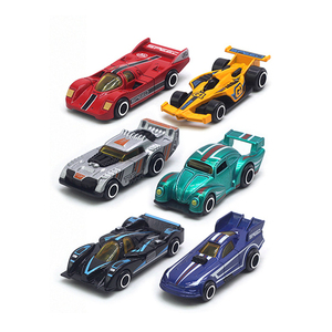 6가지 스타일 맞춤형 서비스 프리휠 장난감 1:64 스케일 다이캐스트 레이싱 합금 자동차 모델 키트 소년 선물용 - Product Image 1