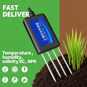 Lorawan tarım 8 in 1 toprak sensörü analiz probu NPK RS485 sıcaklık EC tuzluluk su içeriği toprak nem PH metre - Product Image 1