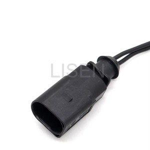 1J0973802 Erkek 2 Pinli Düz Konnektör Özel Oto Kablo Demeti Audi VW İçin Uygundur - Product Image 3