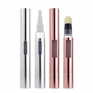 Envase Cosmético Personalizado de Alta Calidad con Logotipo Impreso a Color, Vacío, de 2 ml, 3 ml, 5 ml, de Aluminio/Plástico, para Brillo Labial, Aceite para Cutículas, Esmalte de Uñas, con Sistema de Giro - Product Image 2
