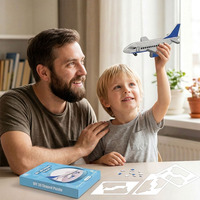 Puzzle 3D en papier certifié EN71 ASTM, train à grande vitesse, pour enfants, jouet STEAM, vente en gros, logo personnalisé, cadeau d'anniversaire, OEM