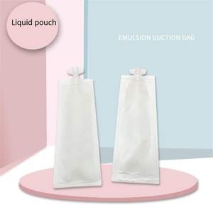 Sachets souples transparents en plastique pour liquides cosmétiques, shampoing crème mat, parfum, avec bec verseur, thermoscellables, portables, pour voyage - Product Image 4