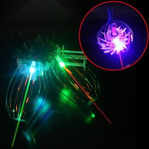 Permutation magique bulle baguette Permutation Twister ruban baguette magique bulle fleur baguette magique paillettes lueur LED jouet - Product Image 3