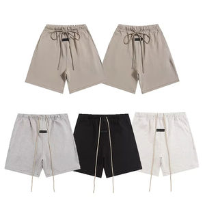 Pantalones cortos sueltos cómodos transpirables de avena oscura para hombre S22 que integran el estilo callejero crea un estilo informal - Product Image 4