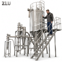 Machine de séchage par pulvérisation industrielle automatique en acier inoxydable, prix compétitif, pompe pour la production de café instantané, lait et poudre d'œuf