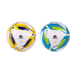 CJ Sports tamaño oficial 5 balón de fútbol azul amarillo 350-370g PVC duradero cosido a máquina partidos de entrenamiento de recreación Vietnam - Product Image 3