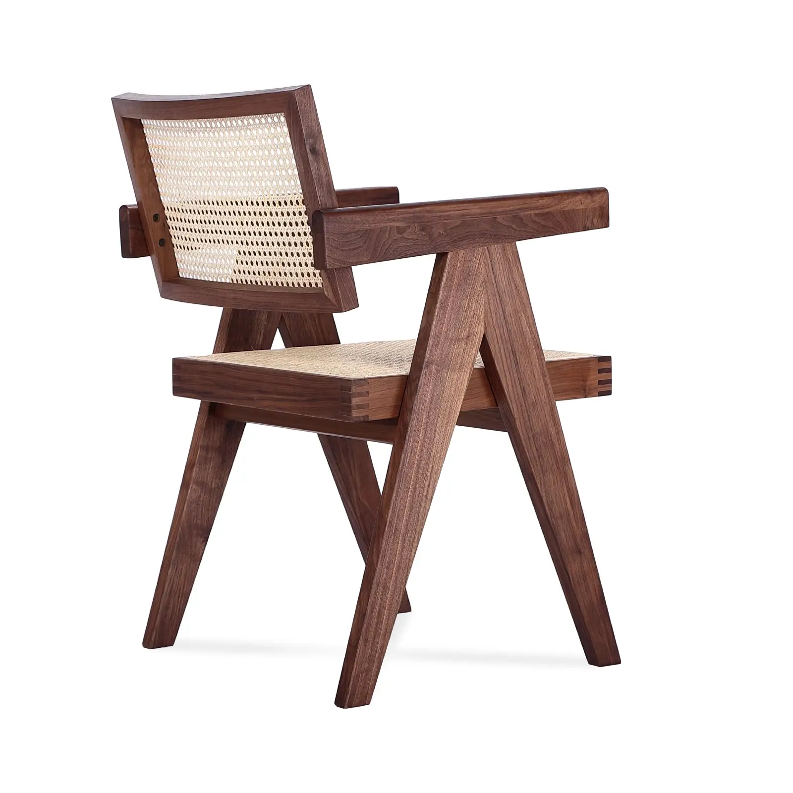 Nordic мебель из массива дерева Кресло для отдыха Chandigarh Ресторан Кофейня обеденный стул