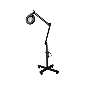 Lámpara Lupa LED de Fábrica con Aumento de 5 Veces, Base con Ruedas Móviles, Lámpara de Belleza para Cuidado Facial, Tatuajes o Lectura - Product Image 1